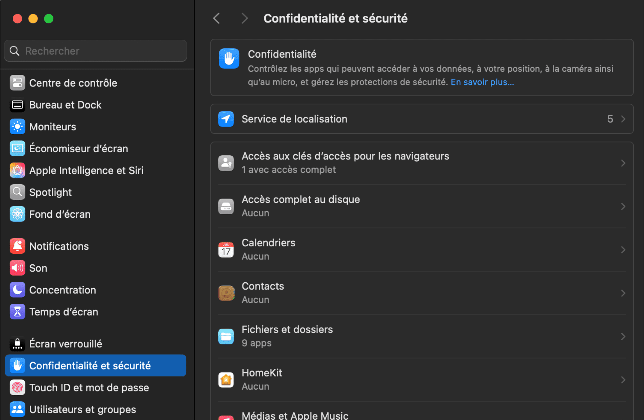 Select Privacy Security Fr 2