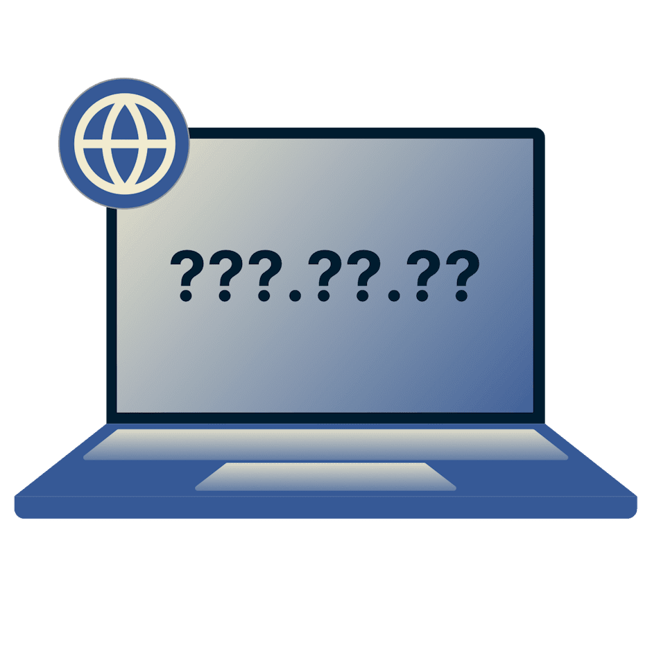 מסכי מחשב נייד מדגימים את תהליך הלפני ואחרי של שינוי כתובת IP של משתמש.