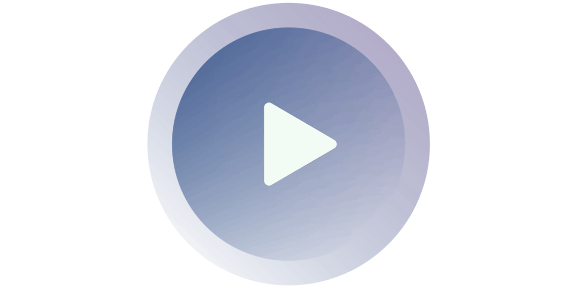 Nút play màu xanh lam.