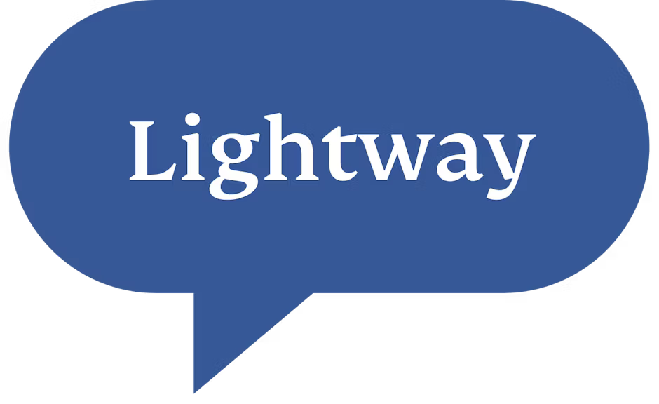 Tekstballon met Lightway-protocol.