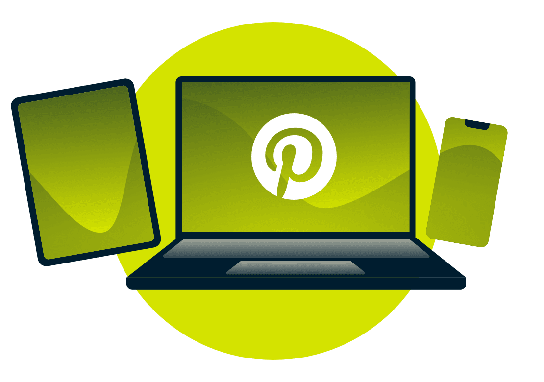 Pinterest op een PC met ExpressVPN.