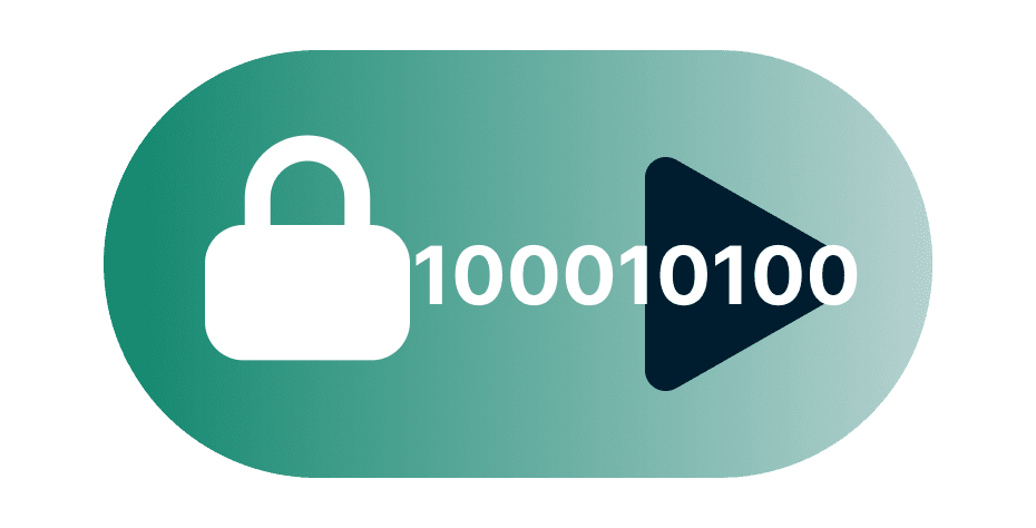 Tegelvägg med en öppning och en markör som går igenom den.