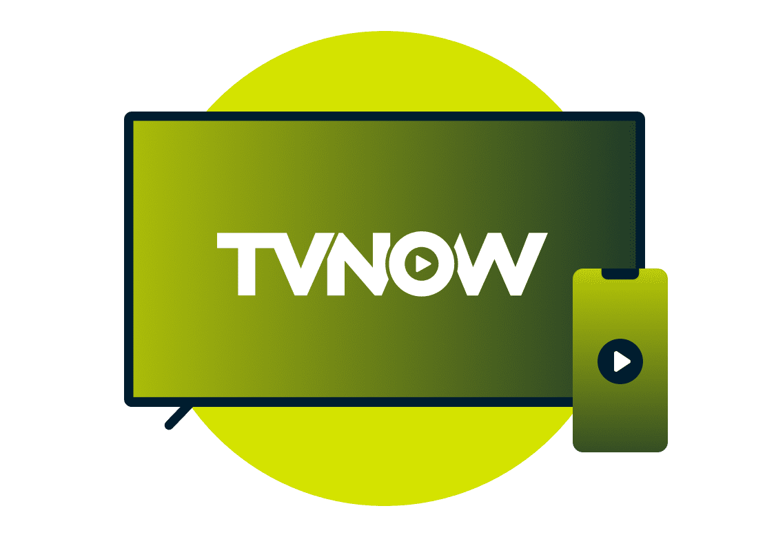 Watch TVNOW on TV and mobile devices.