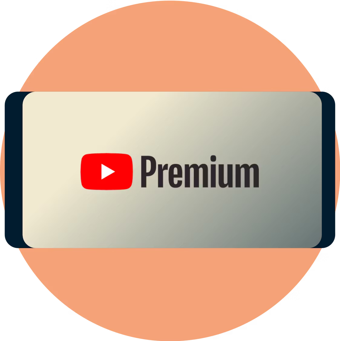 YouTube Premium på en telefonskærm.