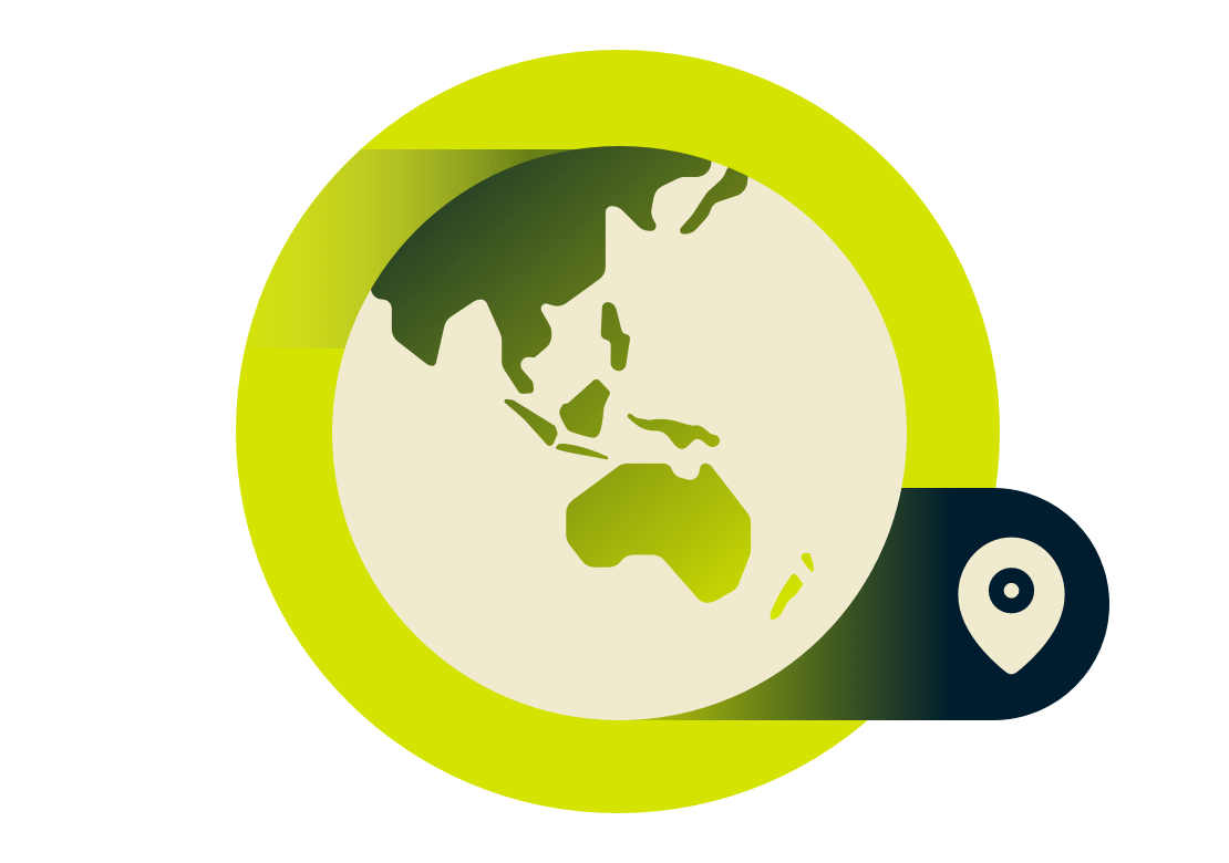 Ubicaciones de servidores globales.