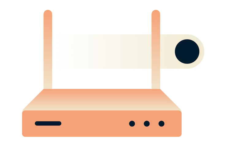 Aina yhteydessä oleva VPN-reititin.