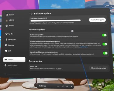 Turn updates back on after a factory reset to avoid compatibility issues.