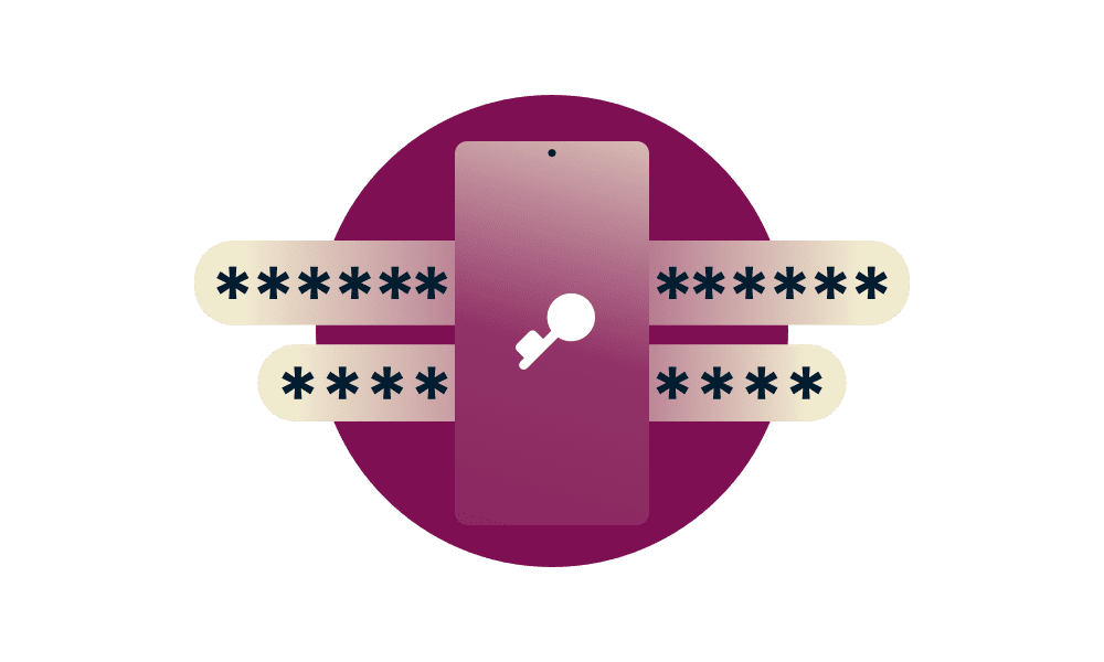 Una pila de servidores con un candado.