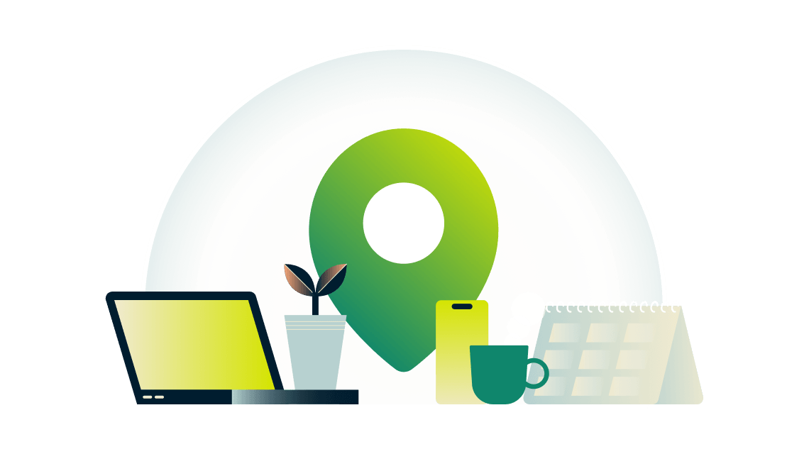 Una pila de servidores con un candado.